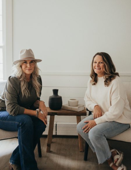 Heather and Dianne, founders of Only Prettier Design and the Found Her podcast