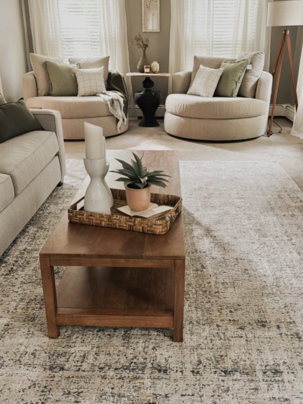 gorgeous interior design with neutral furniture and home decor