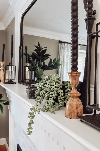 mantle decor by Only Prettier Design